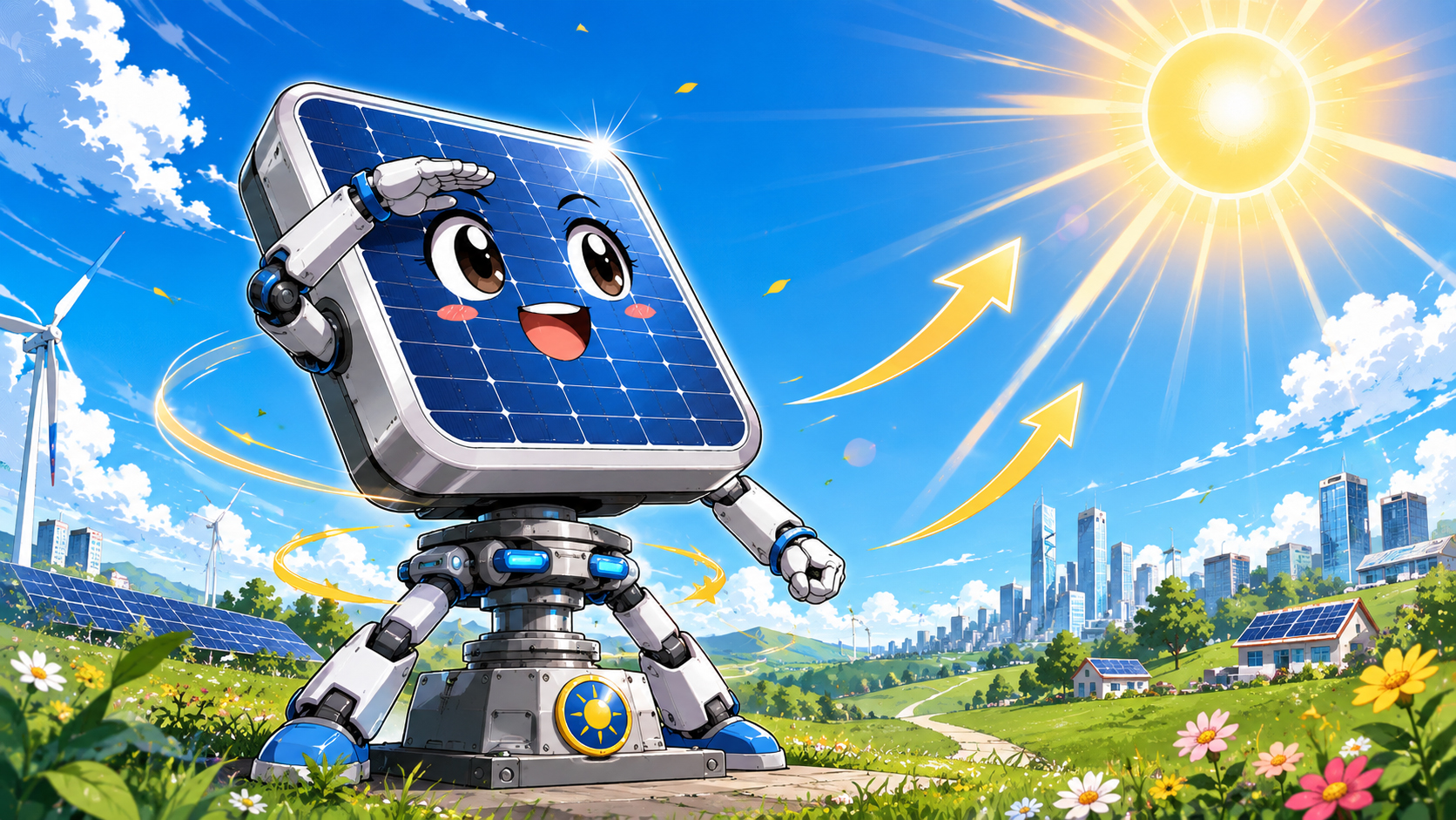 Solar Pod Boy tracking the sun